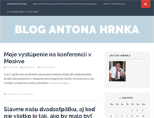 Tablet Screenshot of hrnko.sk